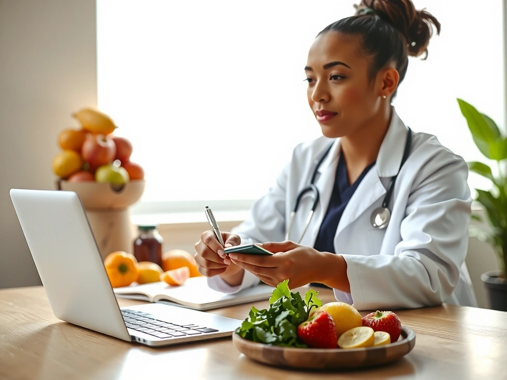 Consultation nutritionnelle en ligne avec un professionnel